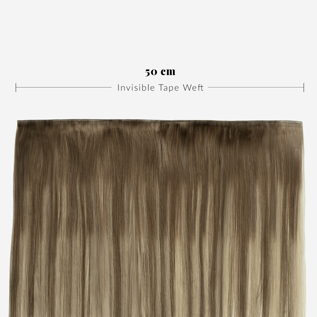 Invisible tape weft - Ash Blonde 17B