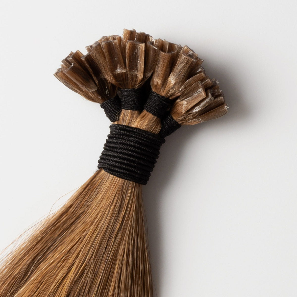 Keratin extensions - Warm Brown Mix 4/7