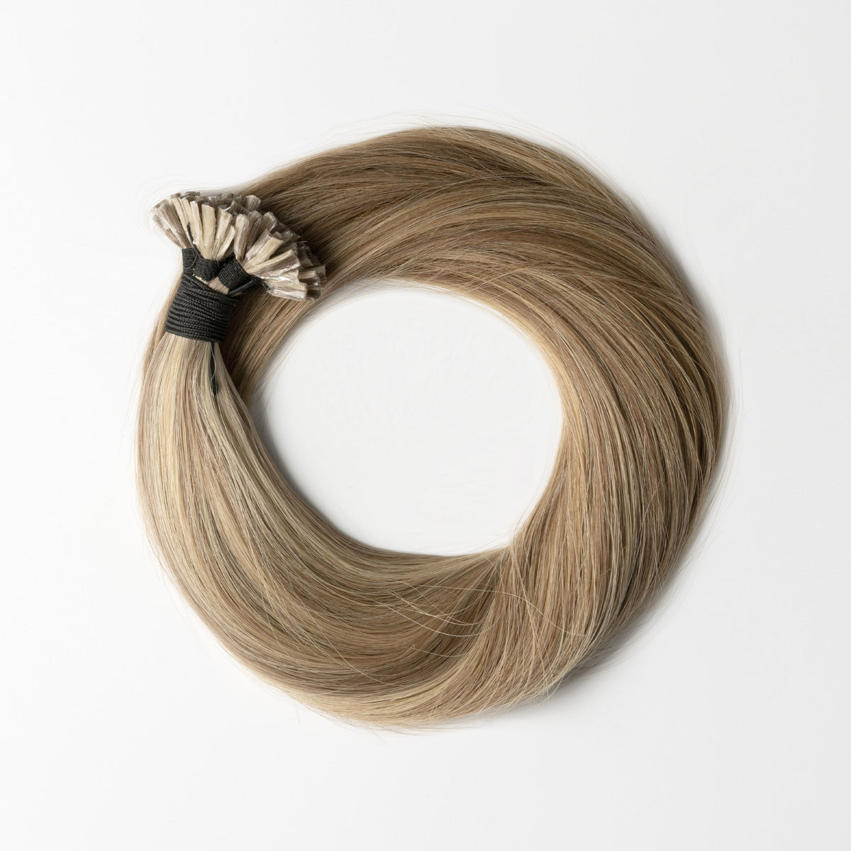 Keratin extensions - Natural Blonde Mix 5B/15