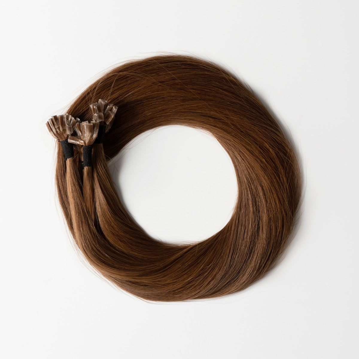 Keratin extensions - Chestnut Brown 6