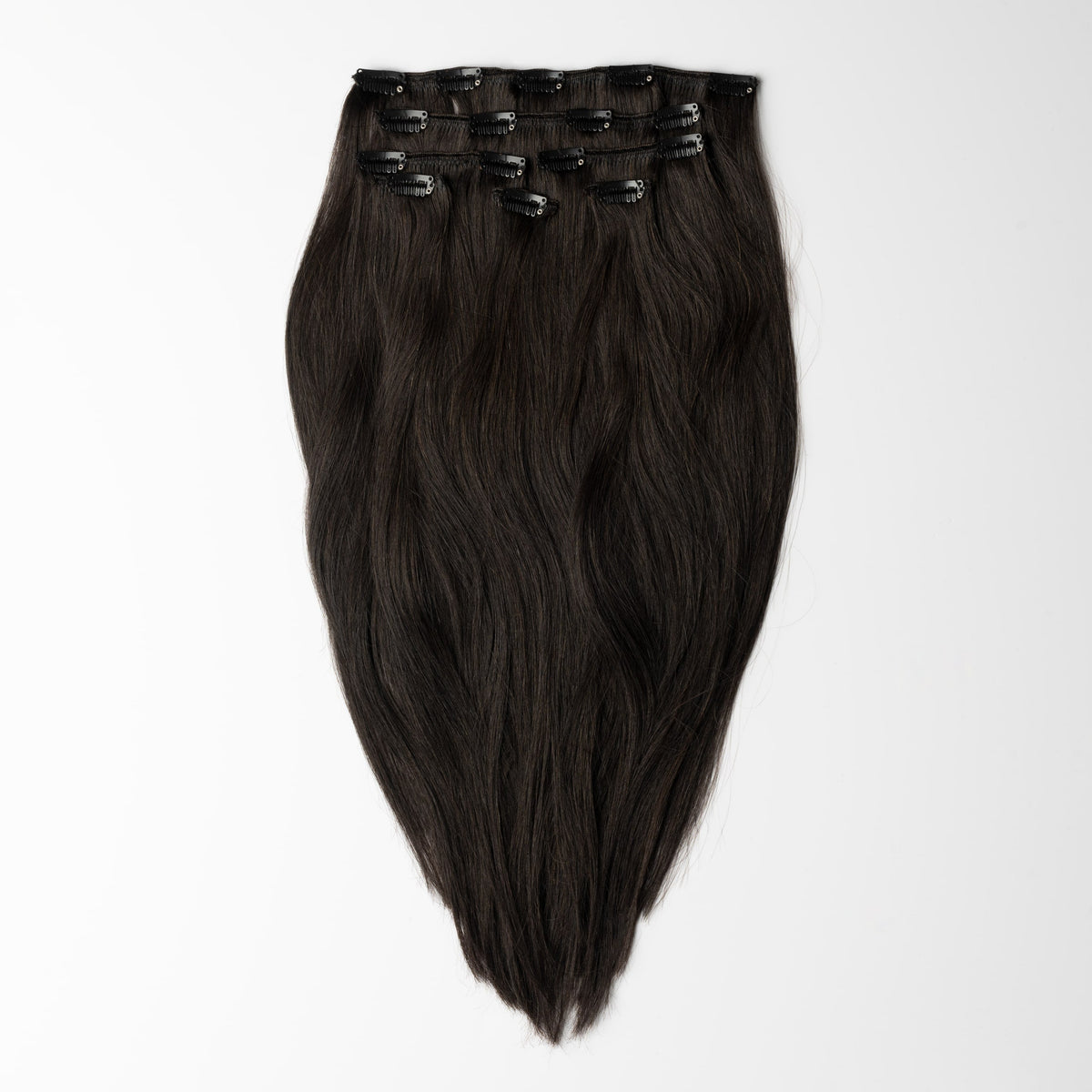 Classic clip in - Dark Natural Brown 1A