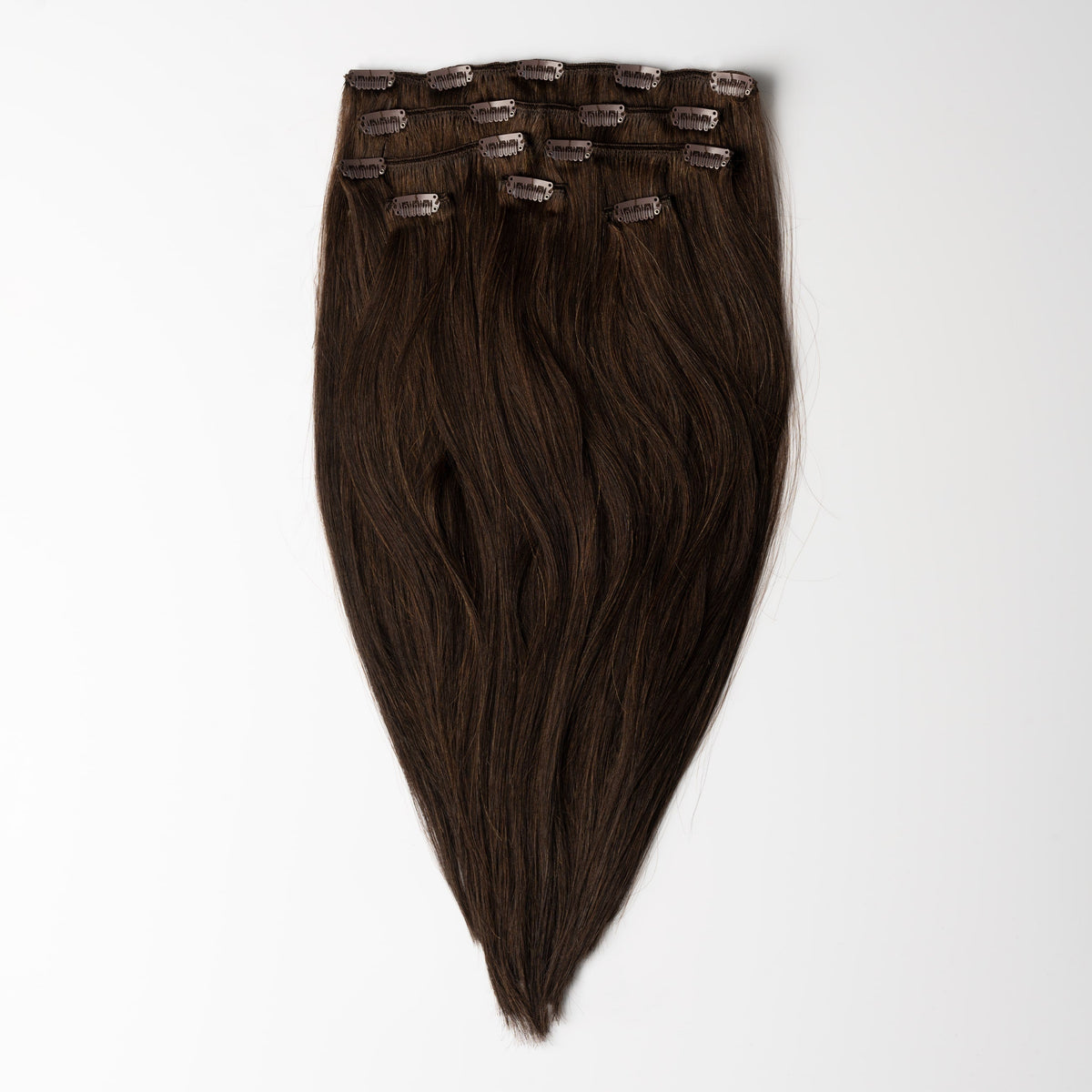 Classic clip in - Dark Chocolate Brown 1B