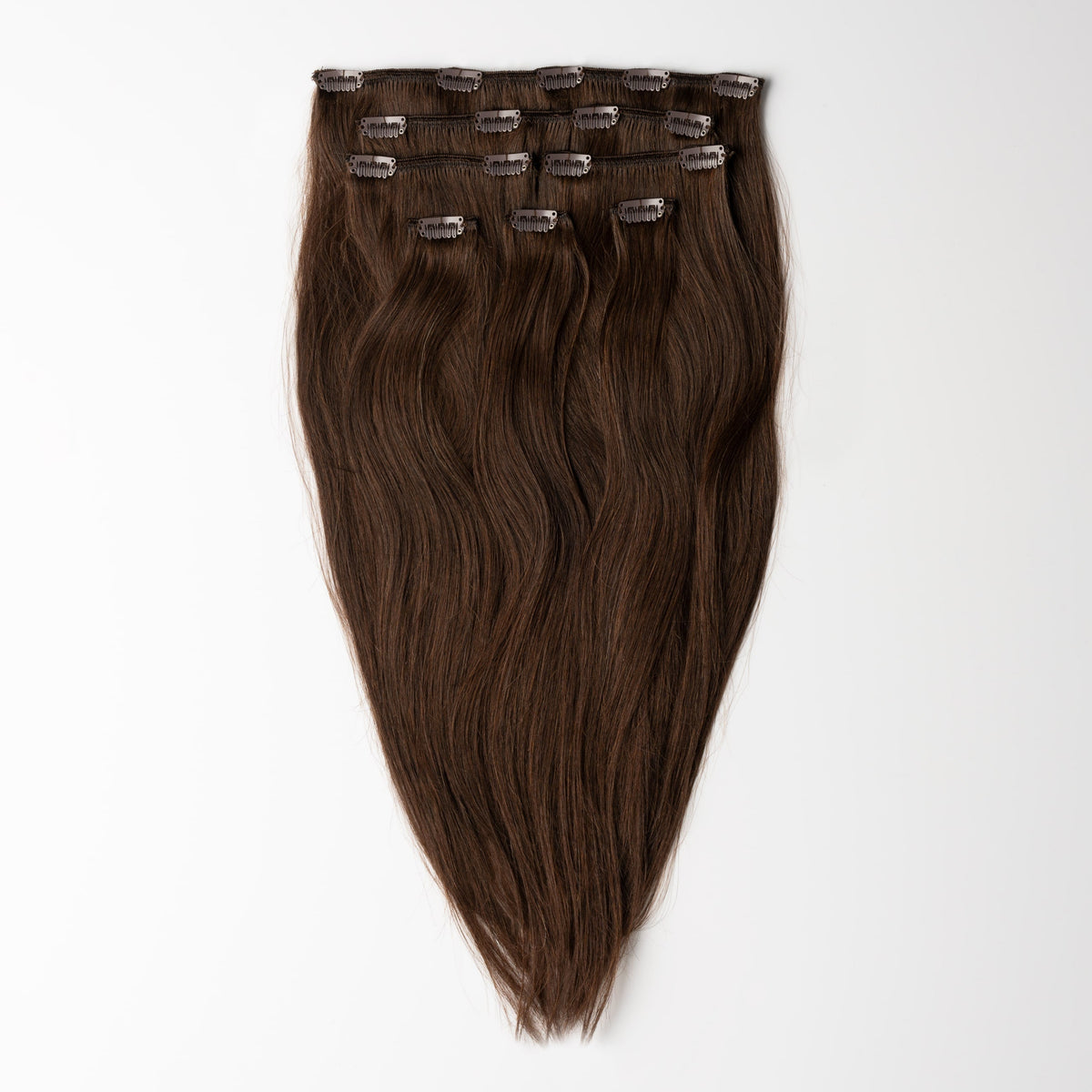 Classic clip in - Chocolate Brown 2