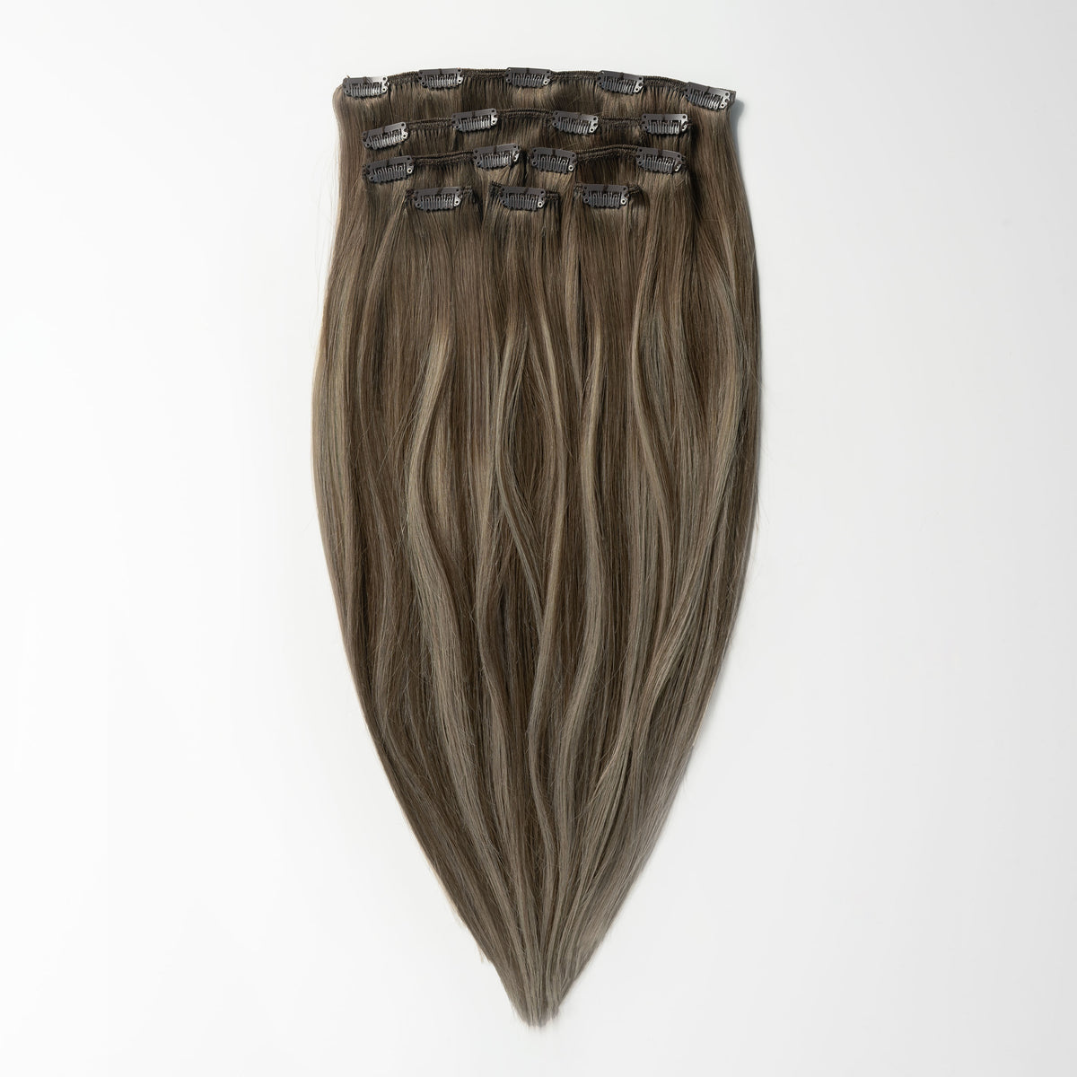 Classic clip in - Ash Brown Balayage 2C+5B
