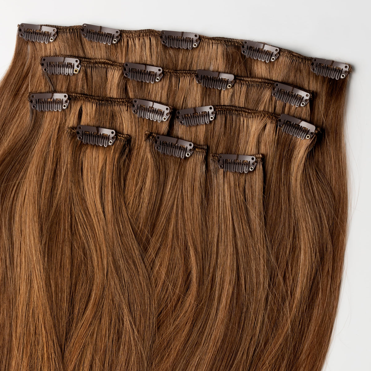 Classic clip in - Warm Brown Mix 4/7