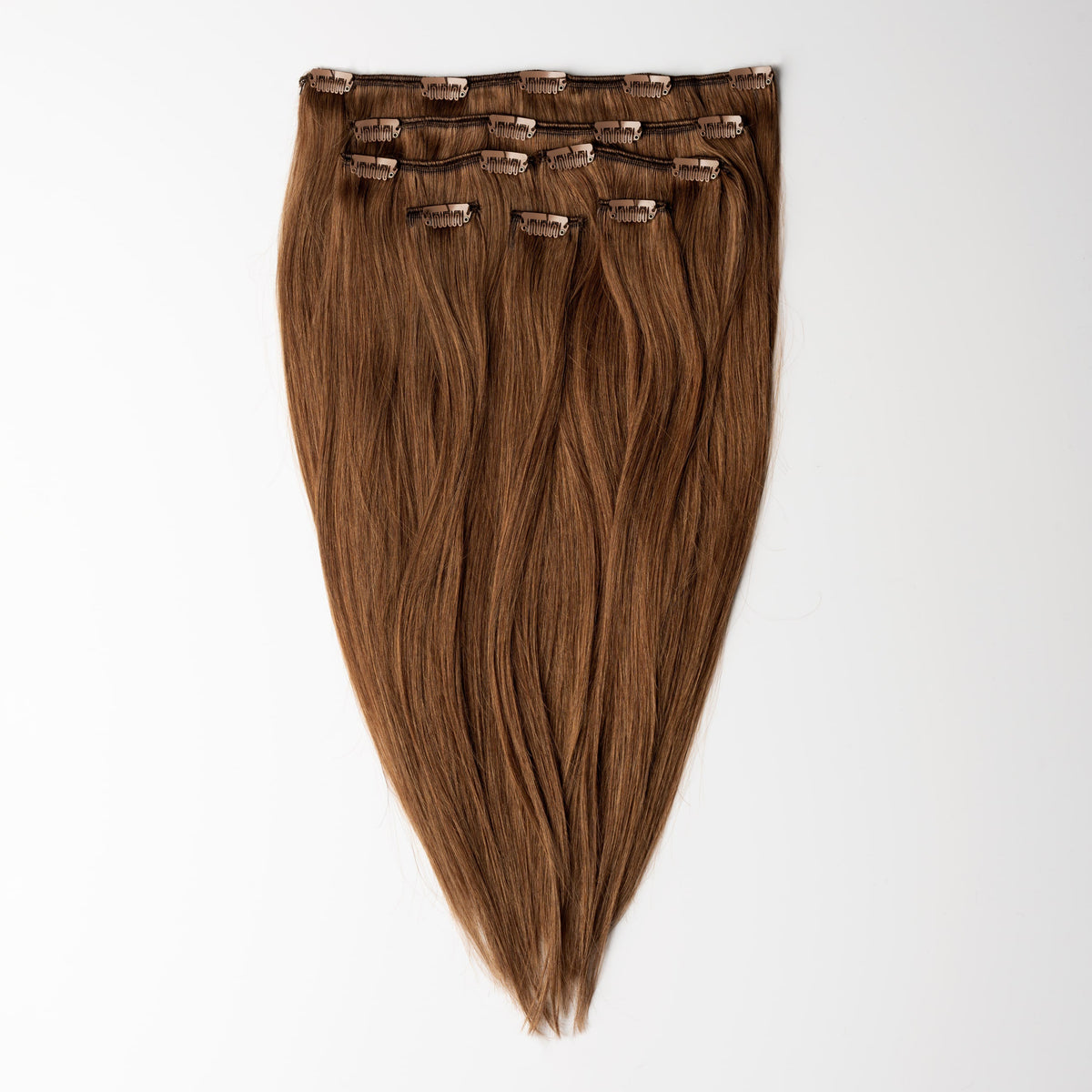 Classic clip in - Chestnut Brown 6
