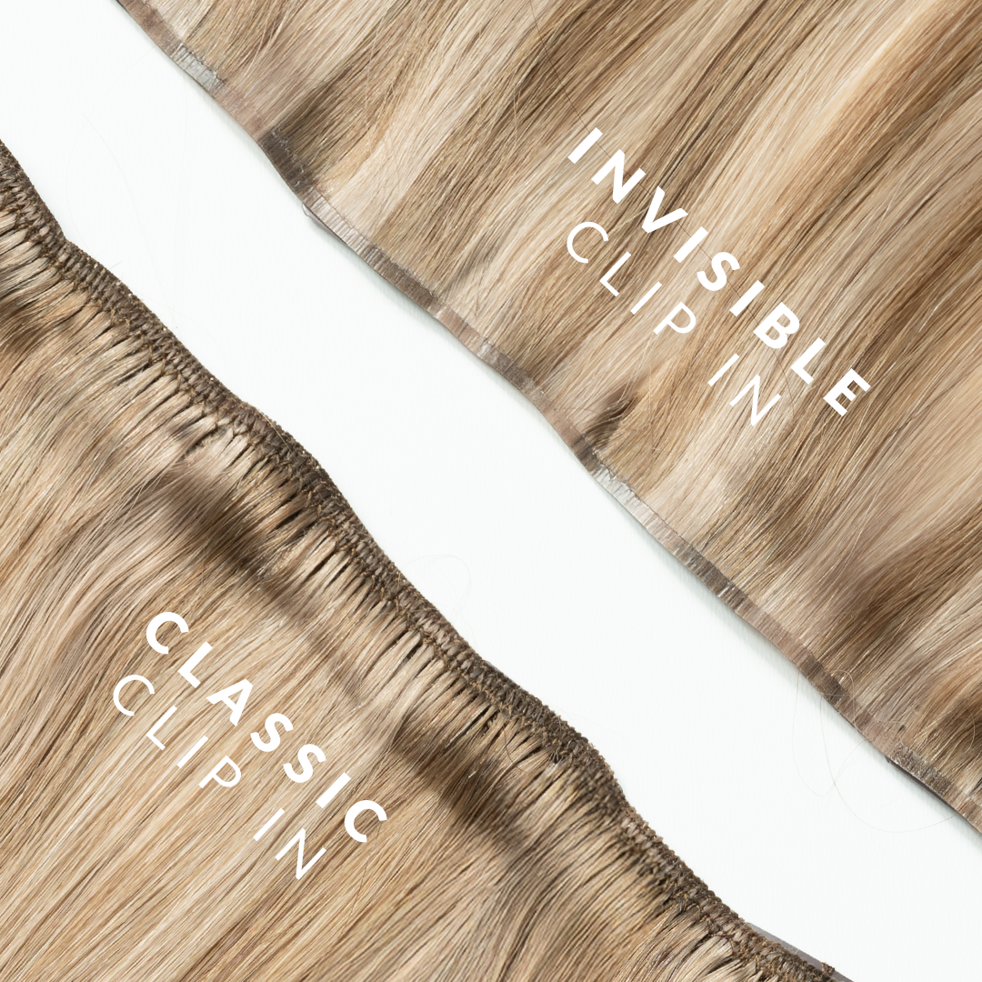 Invisible clip in - Ash Brown 3B