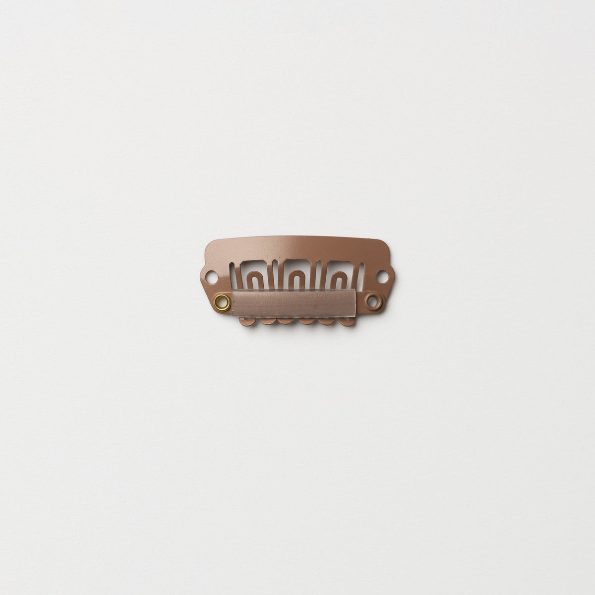 Clips for Extensions - 10 Pcs - Brown