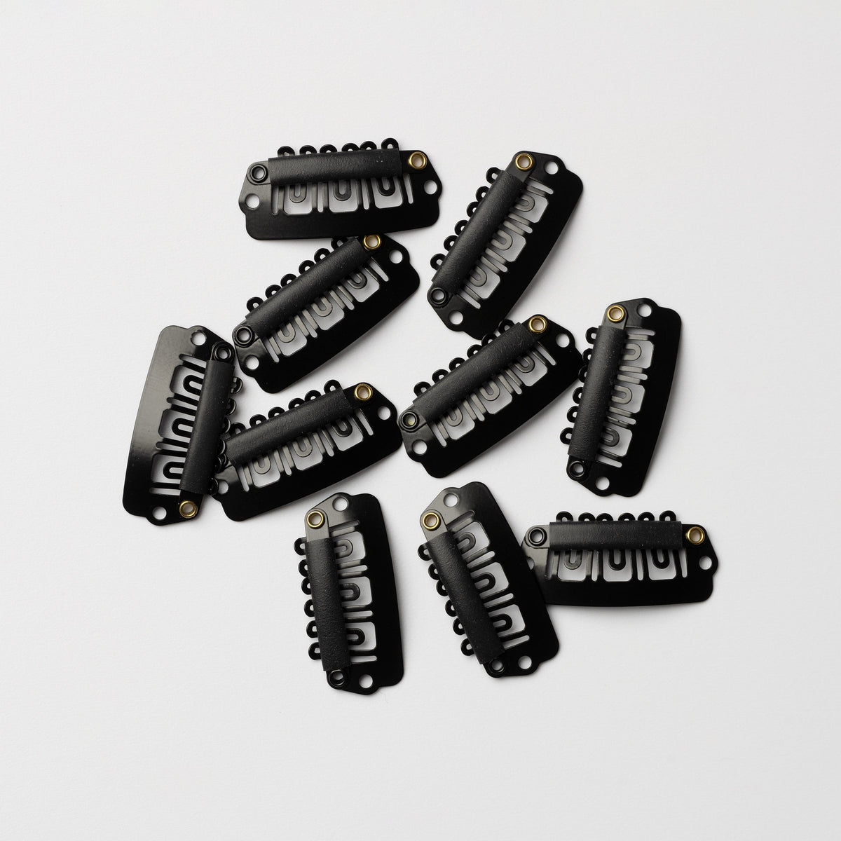 Clips for Extensions - 10 Pcs - Black