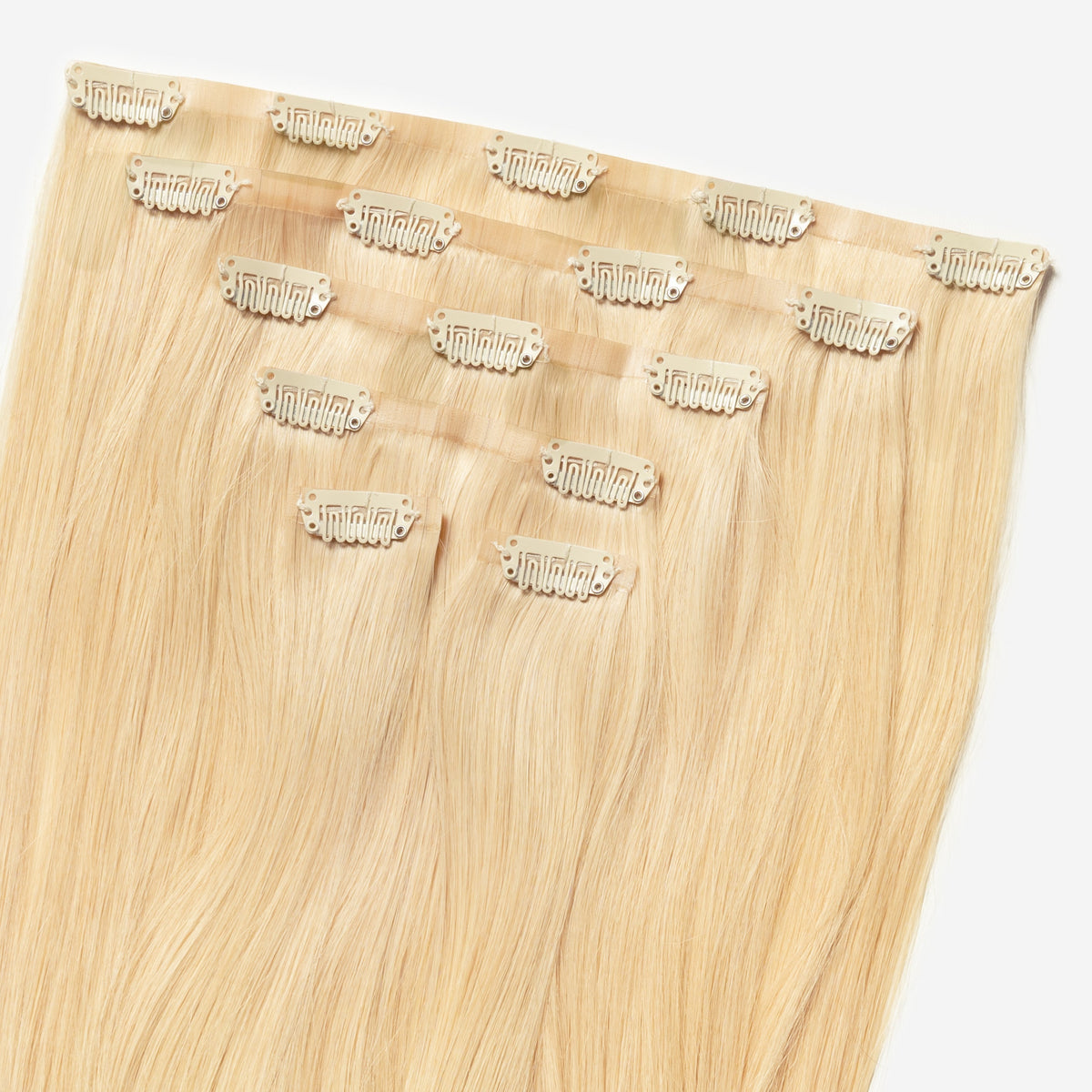 Invisible clip in - Light Honey Blonde 22