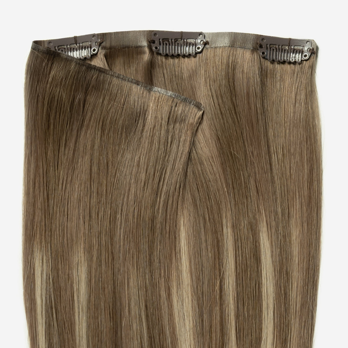 Invisible clip in - Beige Blonde Balayage 3B+16B