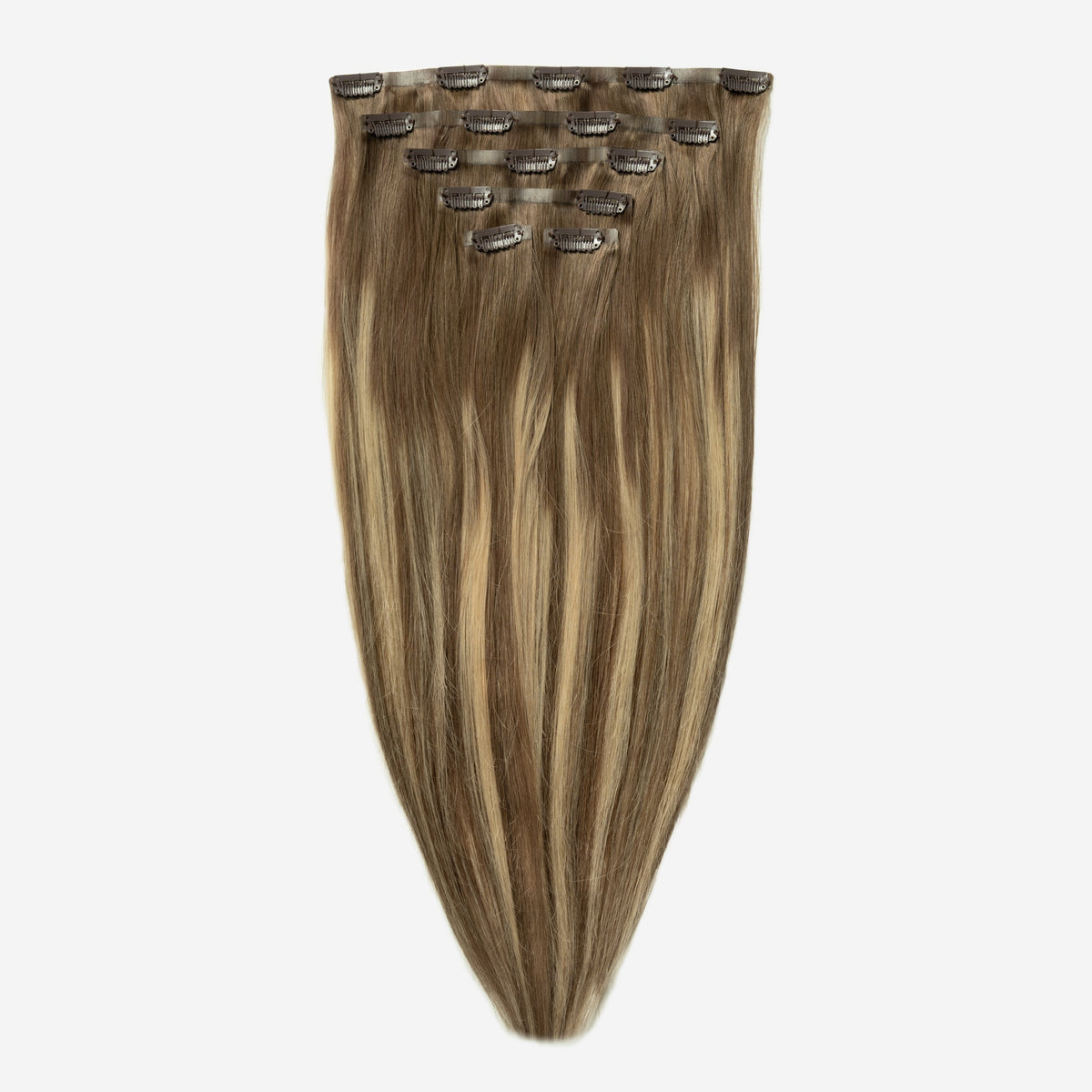 Invisible clip in - Natural Blonde Balayage 3B+22
