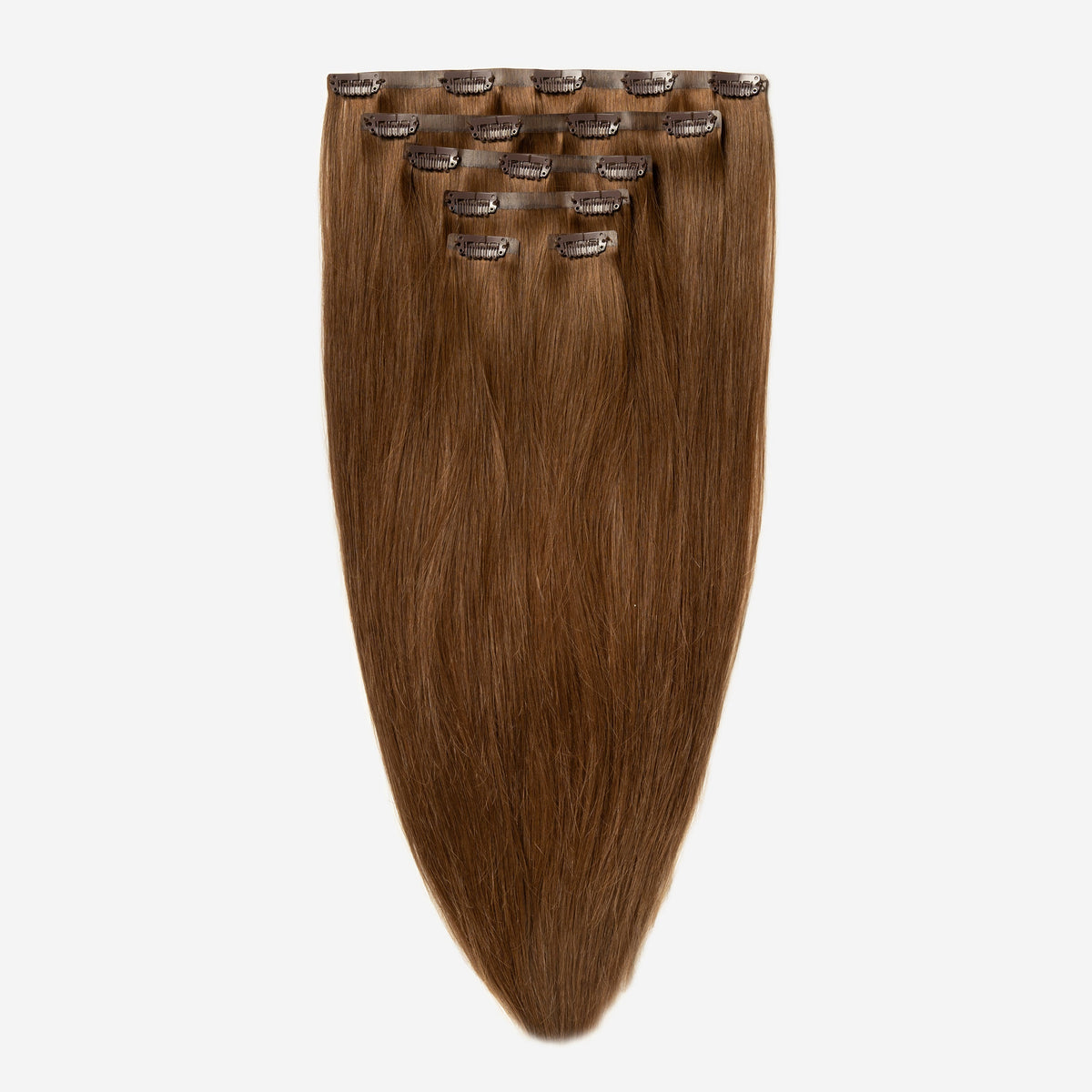 Invisible clip in - Chestnut Brown 6