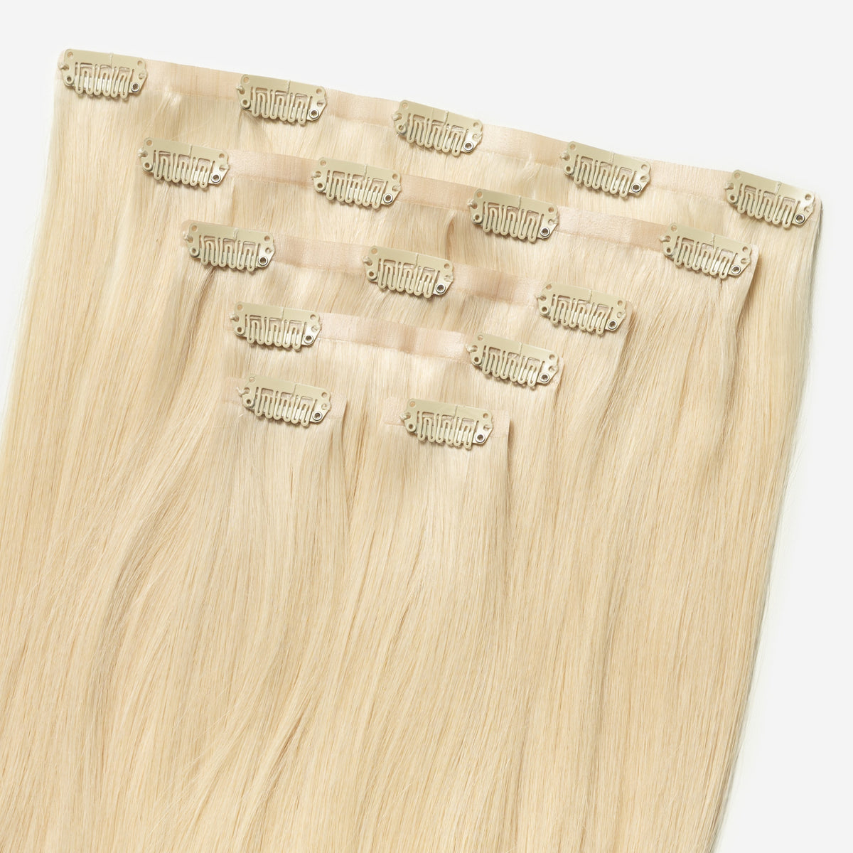 Invisible clip in - Light Natural Blonde 60A