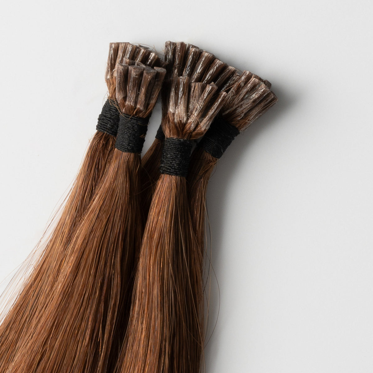 Micro ring extensions - Chestnut Brown 6