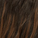 Invisible weft - Dark Chocolate Brown Balayage 1A+4