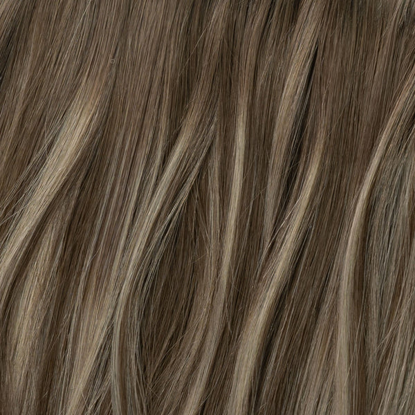 Invisible clip in - Ash Brown Balayage 2C+5B