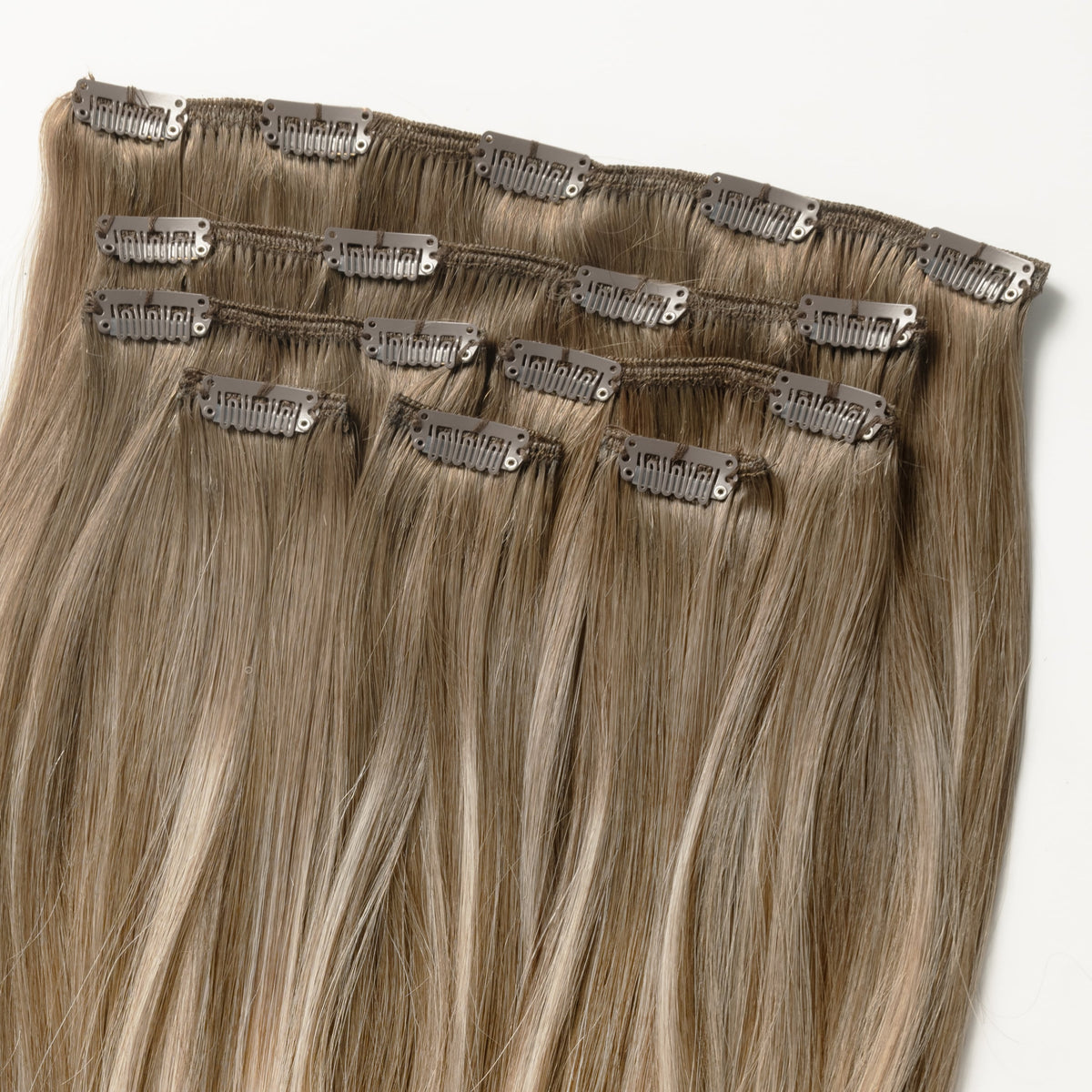 Classic clip in - Light Ash Blonde Balayage 5B+60B