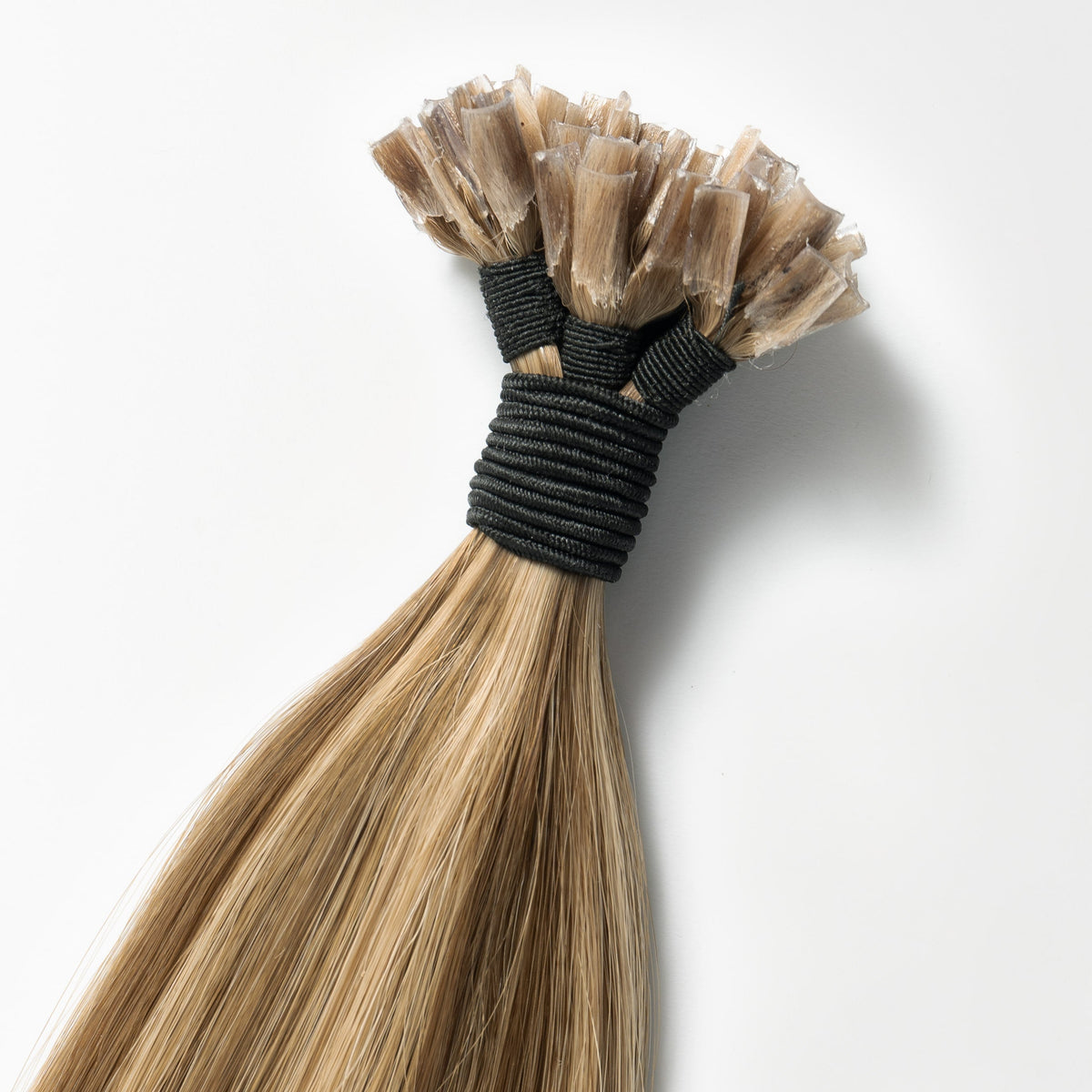 Keratin extensions - Natural Brown Mix 3/10