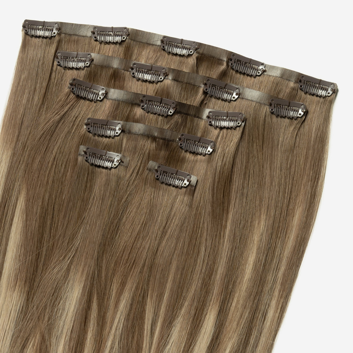 Invisible clip in - Beige Blonde Balayage 3B+16B
