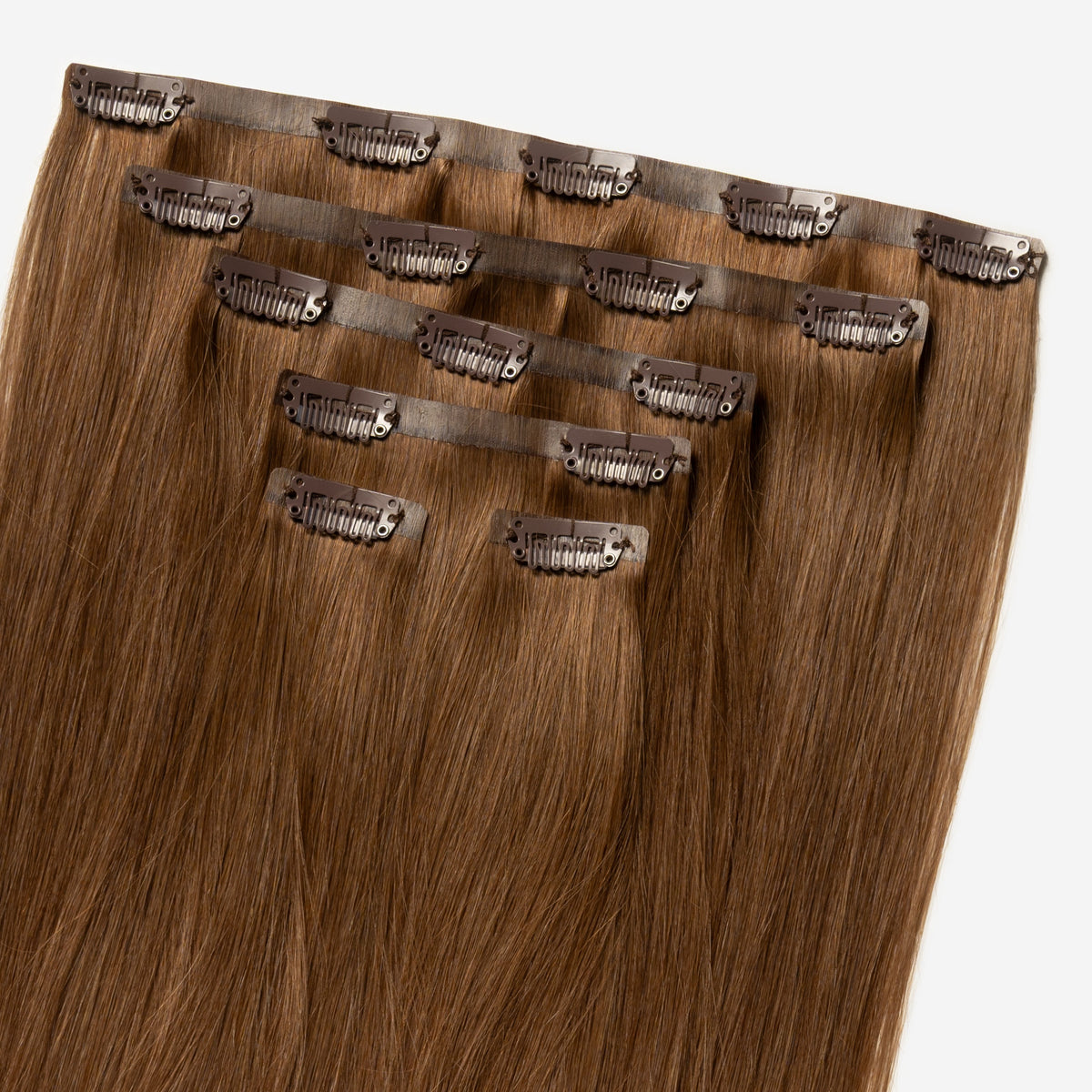 Invisible clip in - Chestnut Brown 6