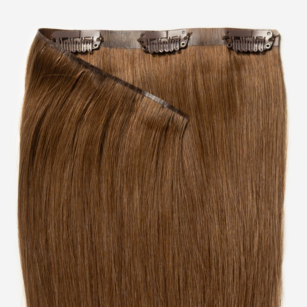 Invisible clip in - Chestnut Brown 6