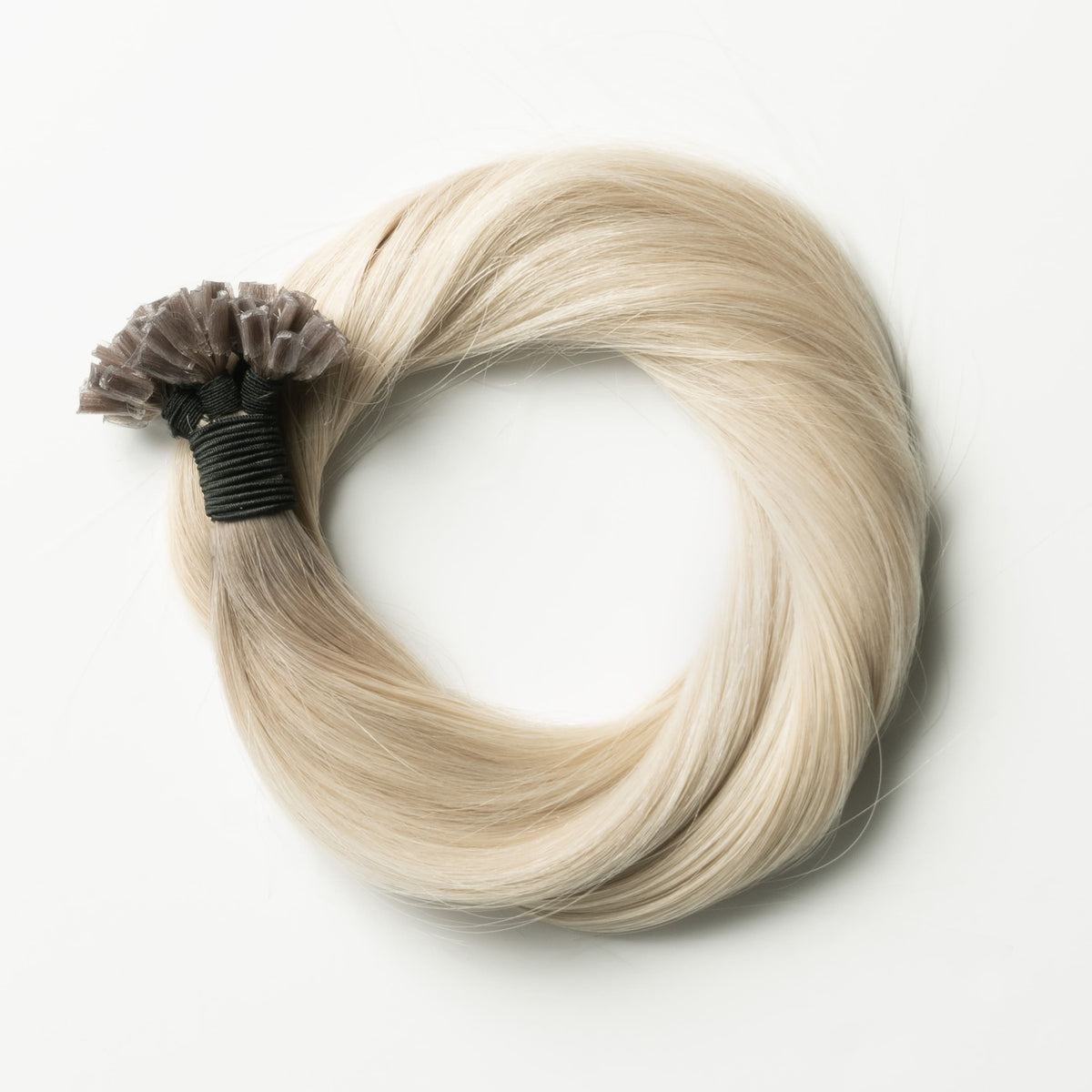 Keratin extensions - Light Ash Blonde Root 16B+60B