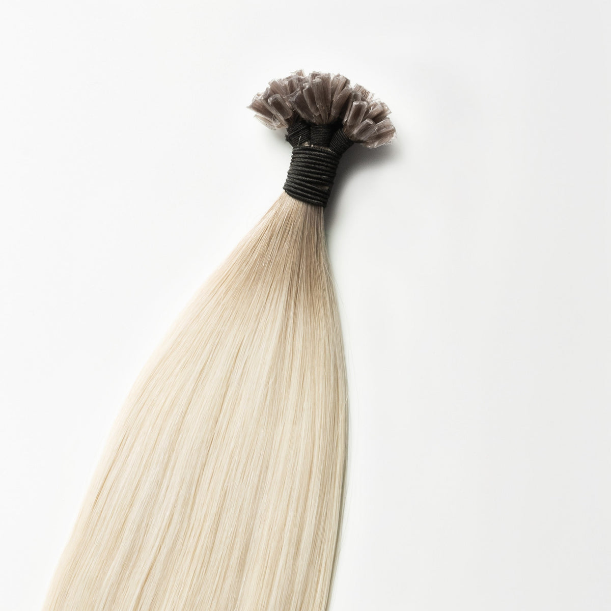 Keratin extensions - Light Ash Blonde Root 16B+60B