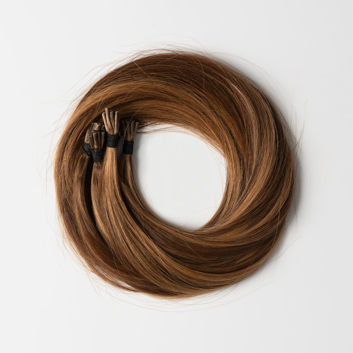 Micro ring extensions - Warm Brown Mix 4/7