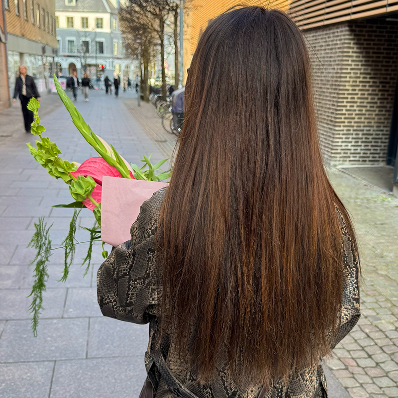 See looks with Dark Chocolate Brown Balayage 1A+4 – billede 1
