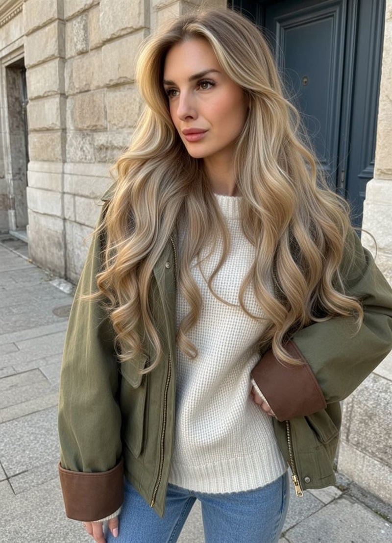 See looks with Beige Blonde Balayage 3B+16B – billede 1